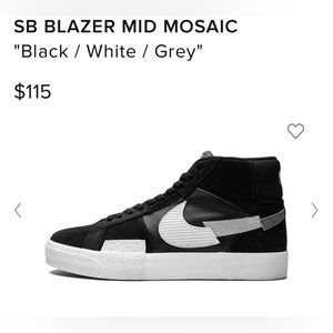 black mosaic nike blazers